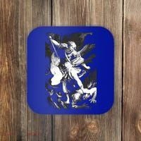 Saint Michael Archangel Angel Catholic Patron Gift Coaster thumb 0