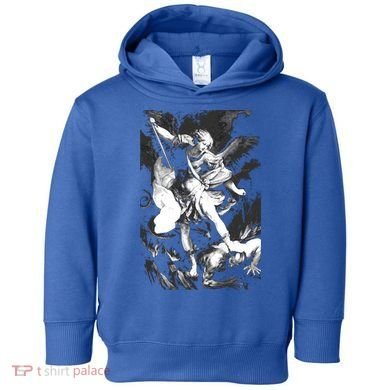 Saint Michael Archangel Angel Catholic Patron Gift Toddler Hoodie