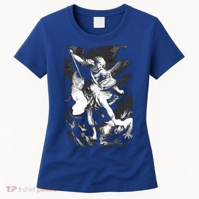 Saint Michael Archangel Angel Catholic Patron Gift Women's T-Shirt