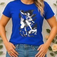 Saint Michael Archangel Angel Catholic Patron Gift Women's T-Shirt thumb 2