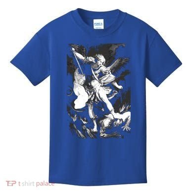 Saint Michael Archangel Angel Catholic Patron Gift Kids T-Shirt