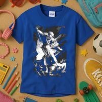 Saint Michael Archangel Angel Catholic Patron Gift Kids T-Shirt thumb 3