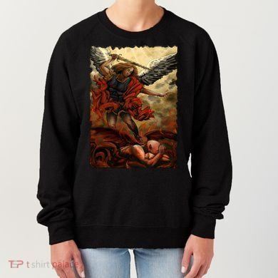 Saint Michael ArchAngel Painting Women's Sweatshirt