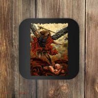Saint Michael ArchAngel Painting Coaster thumb 0