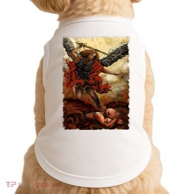Saint Michael ArchAngel Painting Doggie Tank