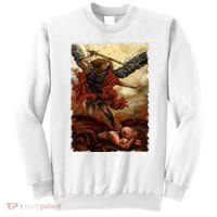 Saint Michael ArchAngel Painting Sweatshirt thumb 0