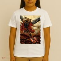 Saint Michael ArchAngel Painting T-Shirt thumb 4