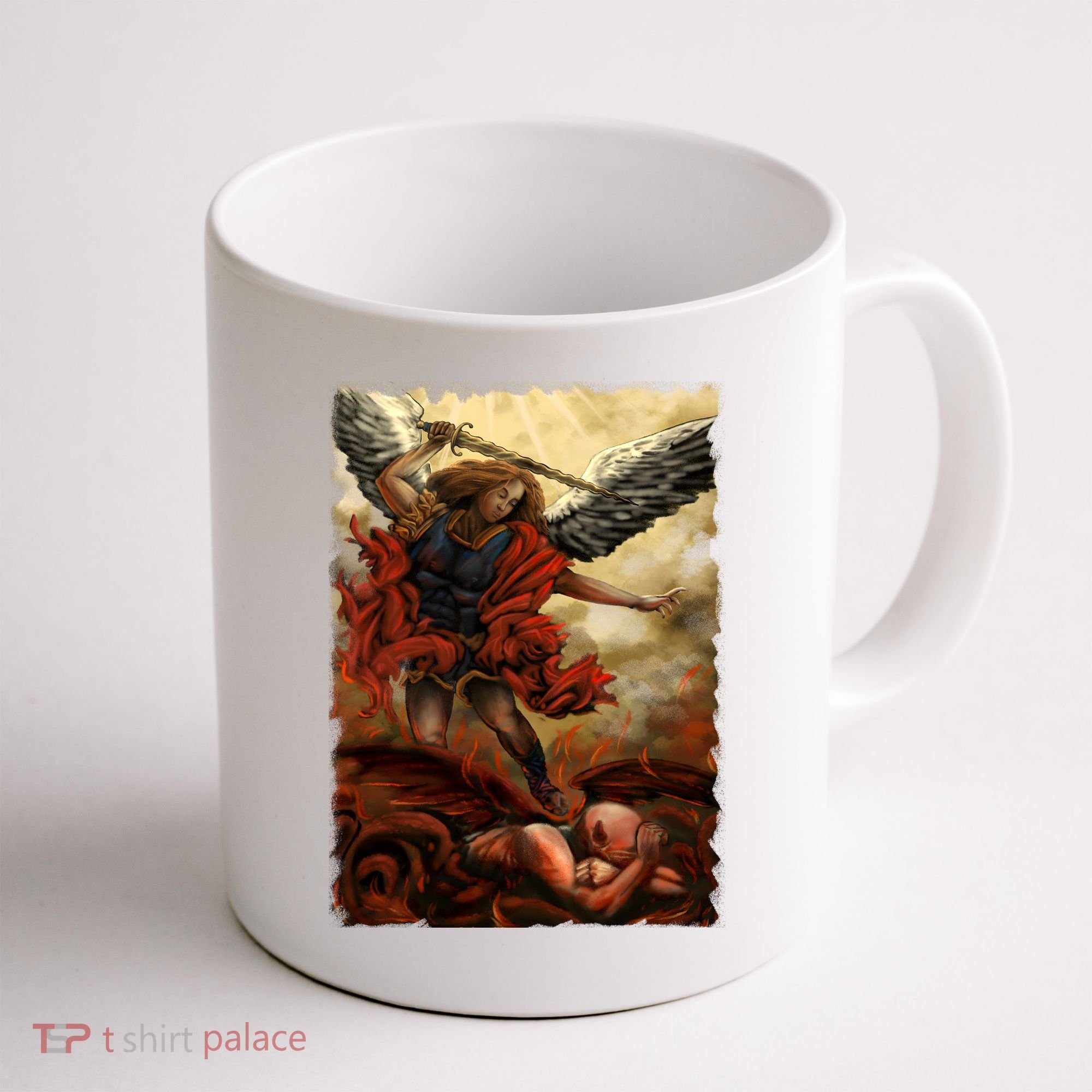 Saint Michael ArchAngel Painting Coffee Mug