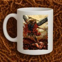 Saint Michael ArchAngel Painting Coffee Mug thumb 2