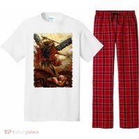 Saint Michael ArchAngel Painting Pajama Set thumb 0