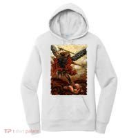 Saint Michael ArchAngel Painting Women's Hoodie thumb 0