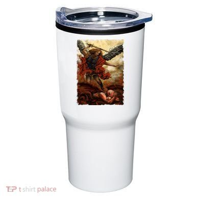 Saint Michael ArchAngel Painting Tumbler