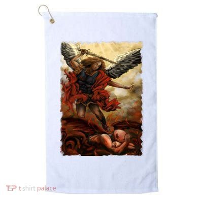 Saint Michael ArchAngel Painting Golf Towel