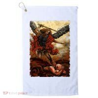Saint Michael ArchAngel Painting Golf Towel thumb 0