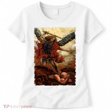 Saint Michael ArchAngel Painting Women's T-Shirt