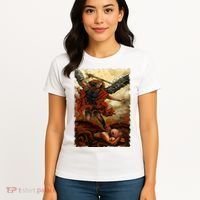 Saint Michael ArchAngel Painting Women's T-Shirt thumb 4