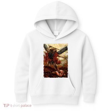 Saint Michael ArchAngel Painting Kids Hoodie