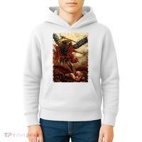 Saint Michael ArchAngel Painting Kids Hoodie thumb 4