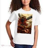 Saint Michael ArchAngel Painting Kids T-Shirt thumb 2
