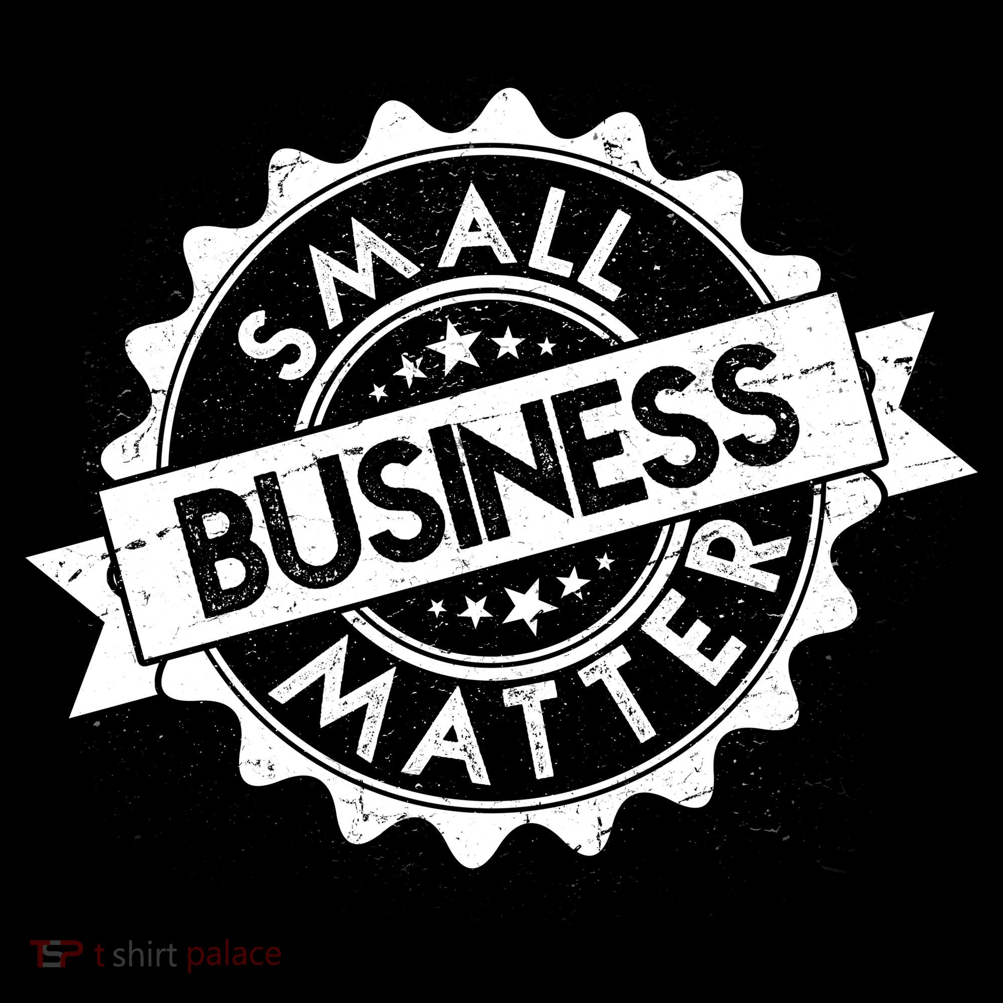 Small Business Matter Stamp Emblem Doggie Tank
