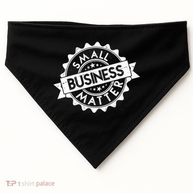 Small Business Matter Stamp Emblem USA-Made Doggie Bandana
