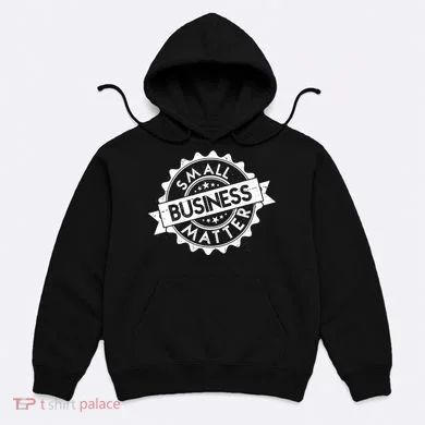 Small Business Matter Stamp Emblem Hoodie