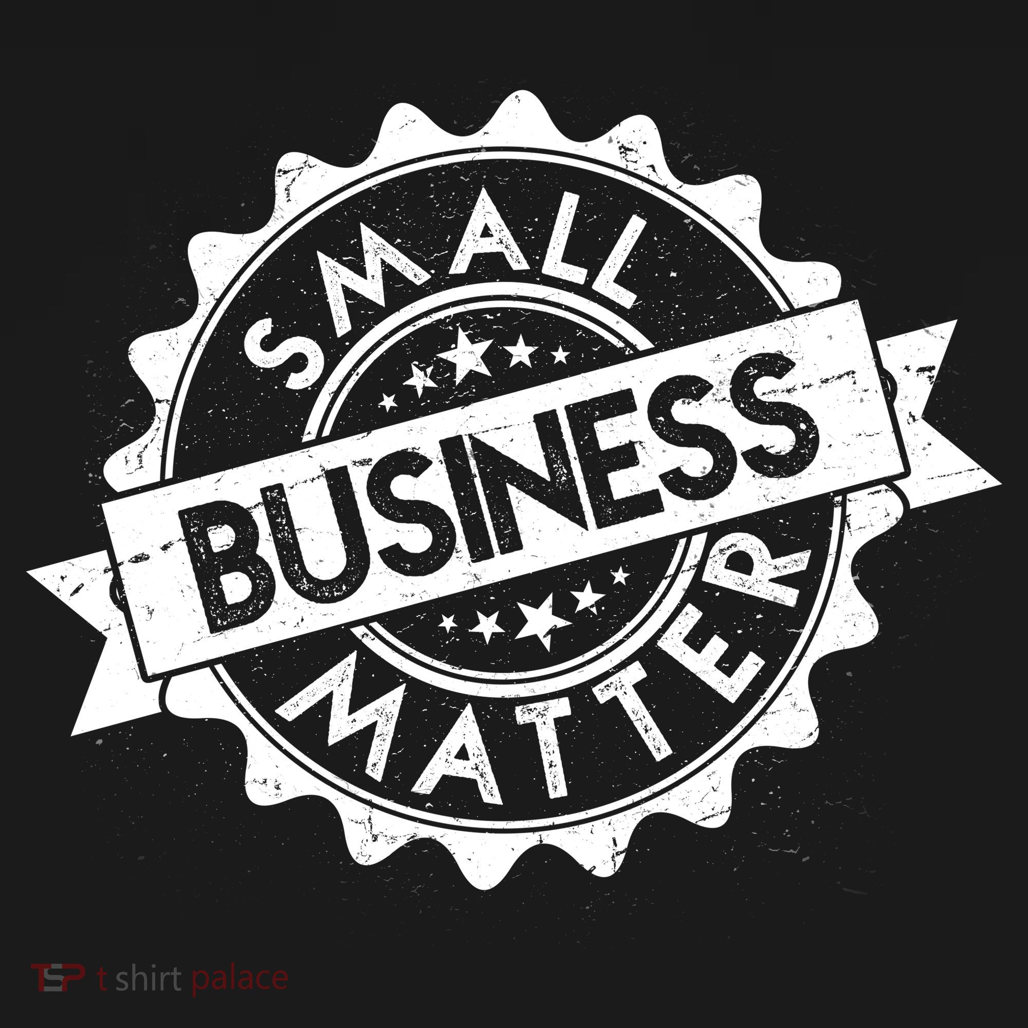 Small Business Matter Stamp Emblem Apron
