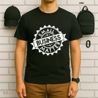 Small Business Matter Stamp Emblem T-Shirt thumb 6