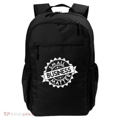 Small Business Matter Stamp Emblem Backpack