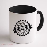 Small Business Matter Stamp Emblem Coffee Mug thumb 1