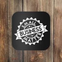 Small Business Matter Stamp Emblem Coaster thumb 0