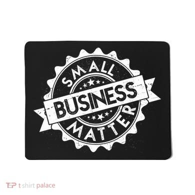 Small Business Matter Stamp Emblem Mousepad