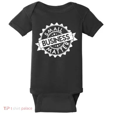 Small Business Matter Stamp Emblem Baby Bodysuit