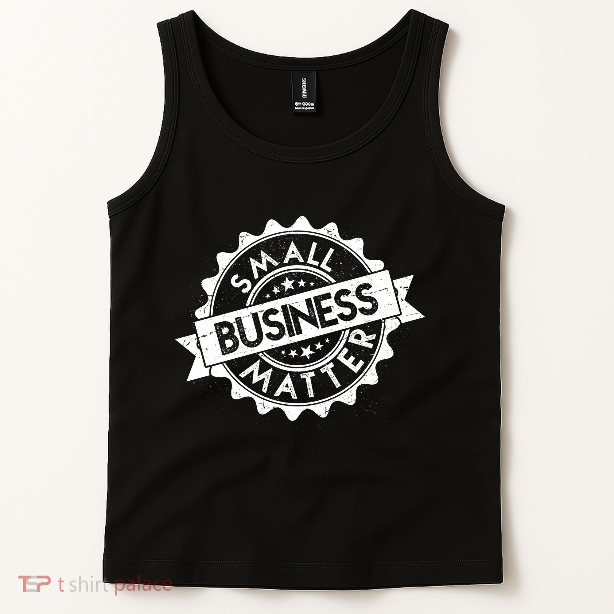 Small Business Matter Stamp Emblem Tank Top