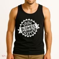 Small Business Matter Stamp Emblem Tank Top thumb 3