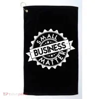 Small Business Matter Stamp Emblem Golf Towel thumb 0
