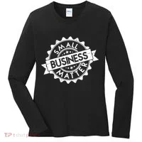 Small Business Matter Stamp Emblem Women's Long Sleeve Shirt thumb 0