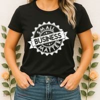 Small Business Matter Stamp Emblem Women's T-Shirt thumb 2