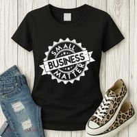 Small Business Matter Stamp Emblem Women's T-Shirt thumb 3