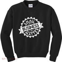 Small Business Matter Stamp Emblem Kids Sweatshirt thumb 0
