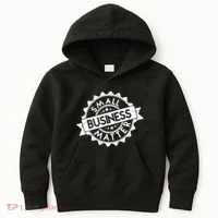Small Business Matter Stamp Emblem Kids Hoodie thumb 0