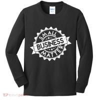 Small Business Matter Stamp Emblem Kids Long Sleeve Shirt thumb 0