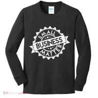 Small Business Matter Stamp Emblem Kids Long Sleeve Shirt thumb 0