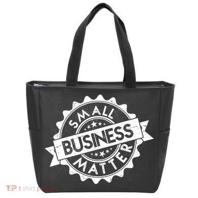 Small Business Matter Stamp Emblem Tote Bag
