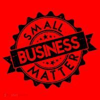 Small Business Matter Stamp Emblem Santa Hat thumb 1