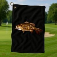 Smallmouth Leap Golf Towel thumb 1