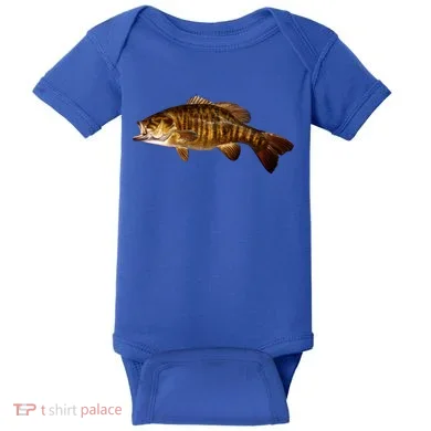 Smallmouth Leap Baby Bodysuit