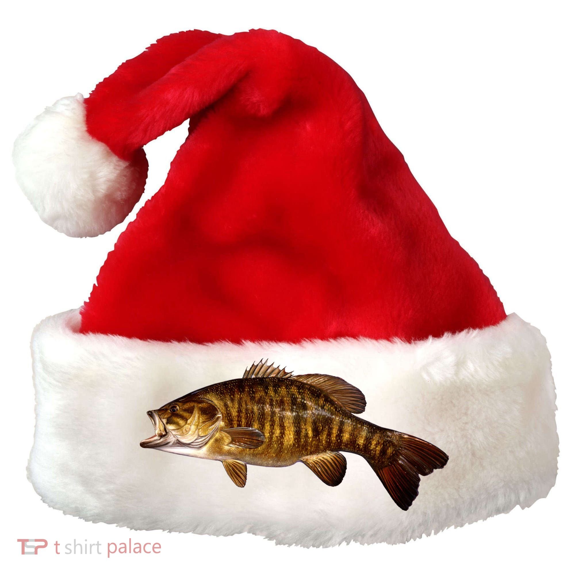 Smallmouth Leap Santa Hat