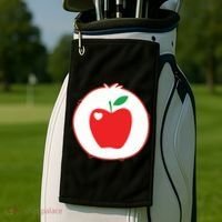 Smart Heart Bear Halloween Costume Golf Towel thumb 2