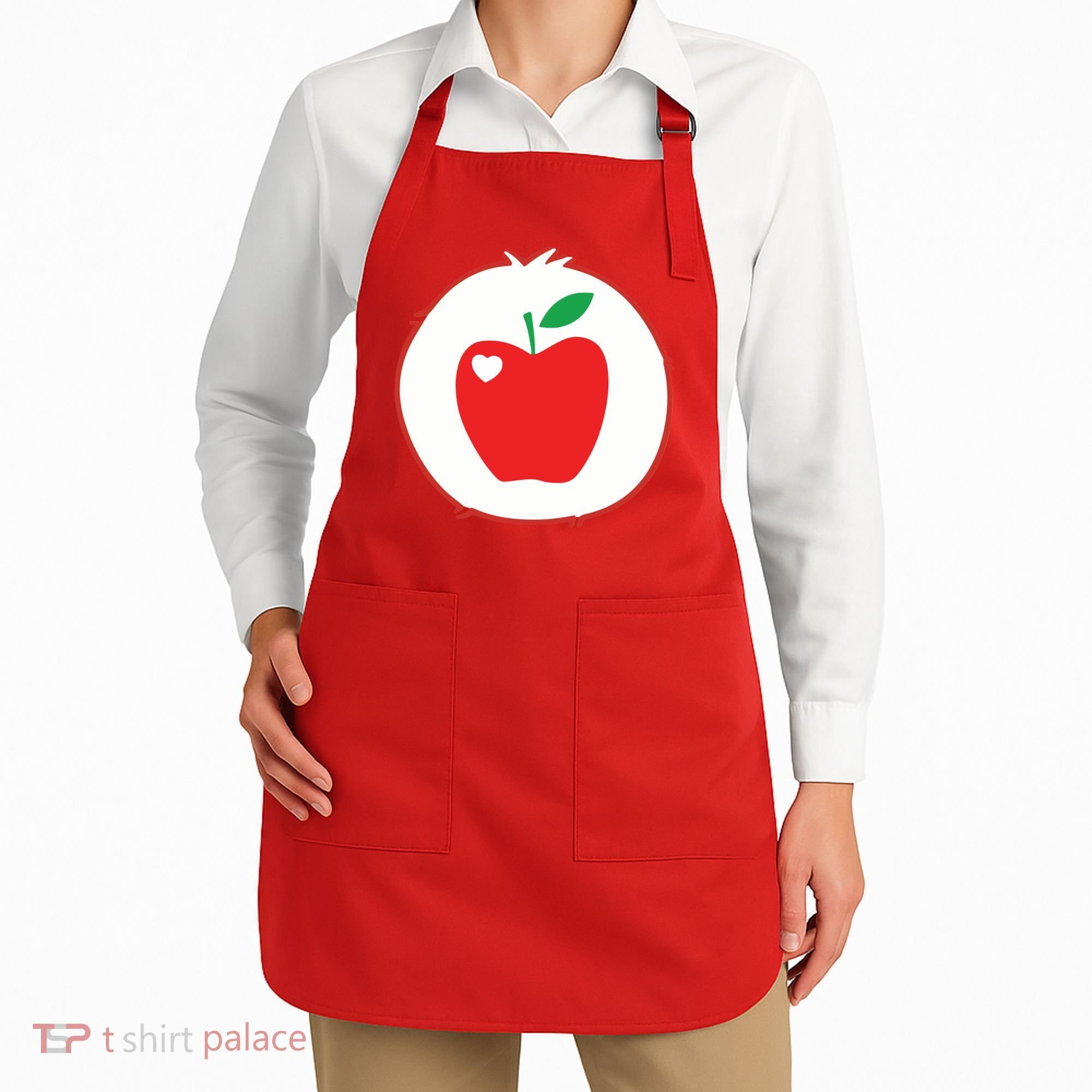 Smart Heart Bear Halloween Costume Apron